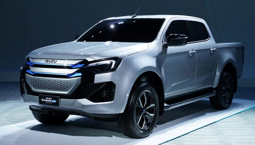 Isuzu D-Max EV Concept – ý tưởng xe bán tải điện mạnh 177 mã lực, đi được 300 km