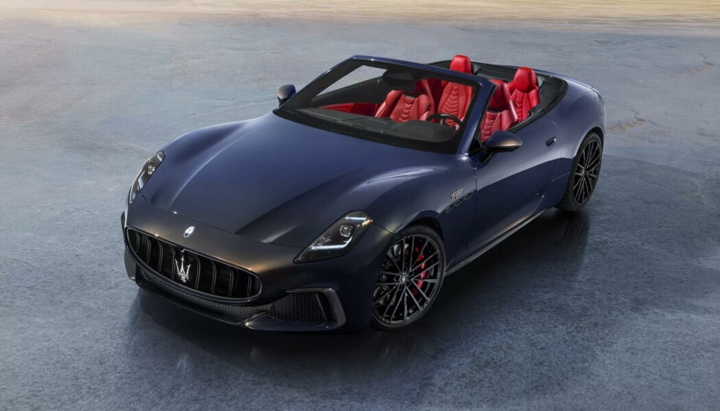 Maserati GranCabrio 2024 ra mắt – xe thể thao mui trần mạnh 542 mã lực