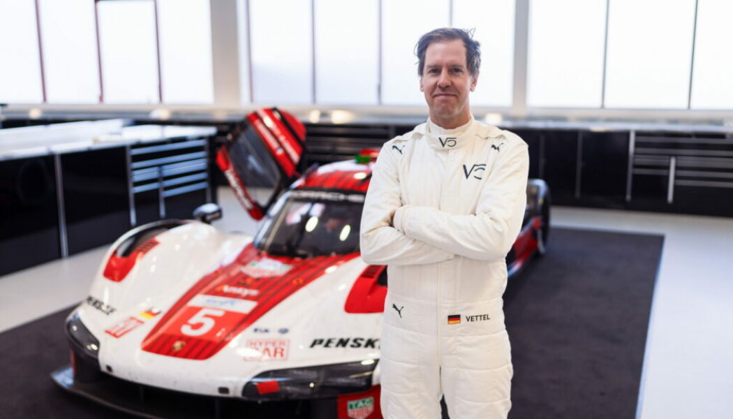 Tay đua F1 Sebastian Vettel lái thử xe đua Porsche 963, góp phần chuẩn bị cho cuộc đua Le Mans đầy khắc nghiệt