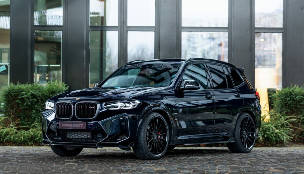 BMW X3M Competition sở hữu công suất mạnh 650 mã lực sau khi qua tay hãng độ Manhart Performance