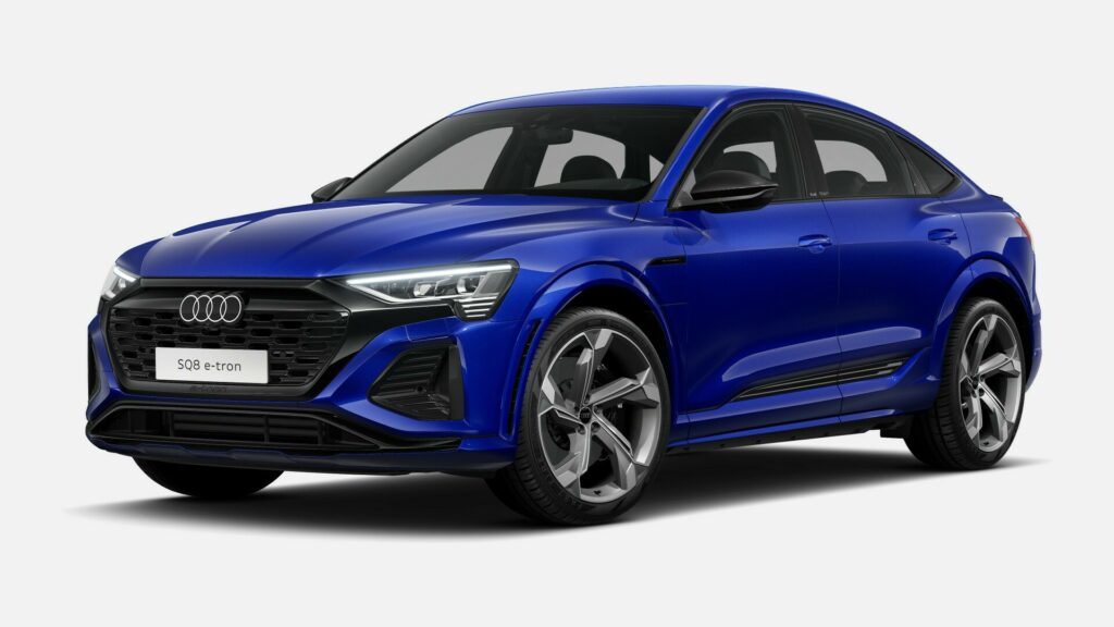 Audi Q8 E-Tron 2025 được nâng cấp thêm với gói tùy chọn ngoại thất thể thao S Line Competition