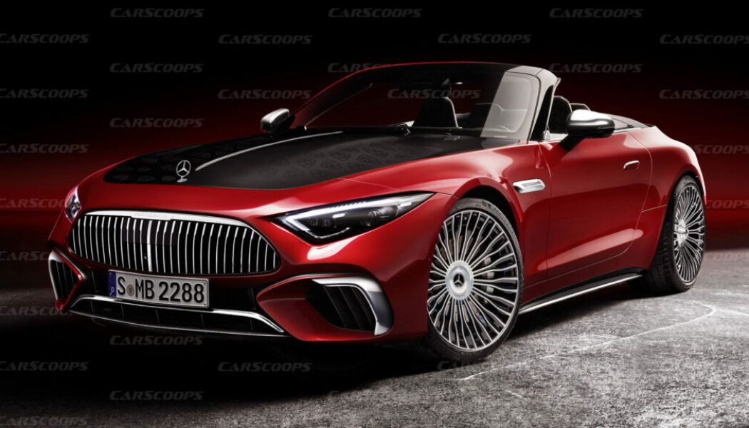 Mercedes-Maybach SL-Class lộ diện ngoại hình trước ngày ra mắt