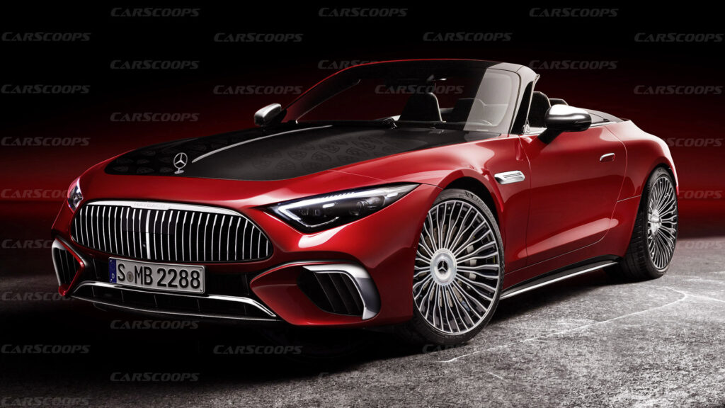 Mercedes-Maybach SL-Class lộ diện ngoại hình trước ngày ra mắt