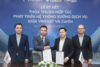 VinFast hợp tác với CarOn mở chuỗi xưởng dịch vụ xe điện trên toàn quốc