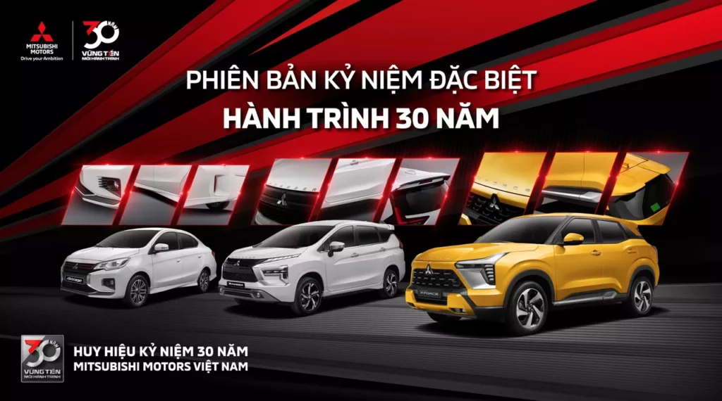 [VMS 2024] Mitsubishi Việt Nam giới thiệu phiên bản đặc biệt kỷ niệm 30 năm 