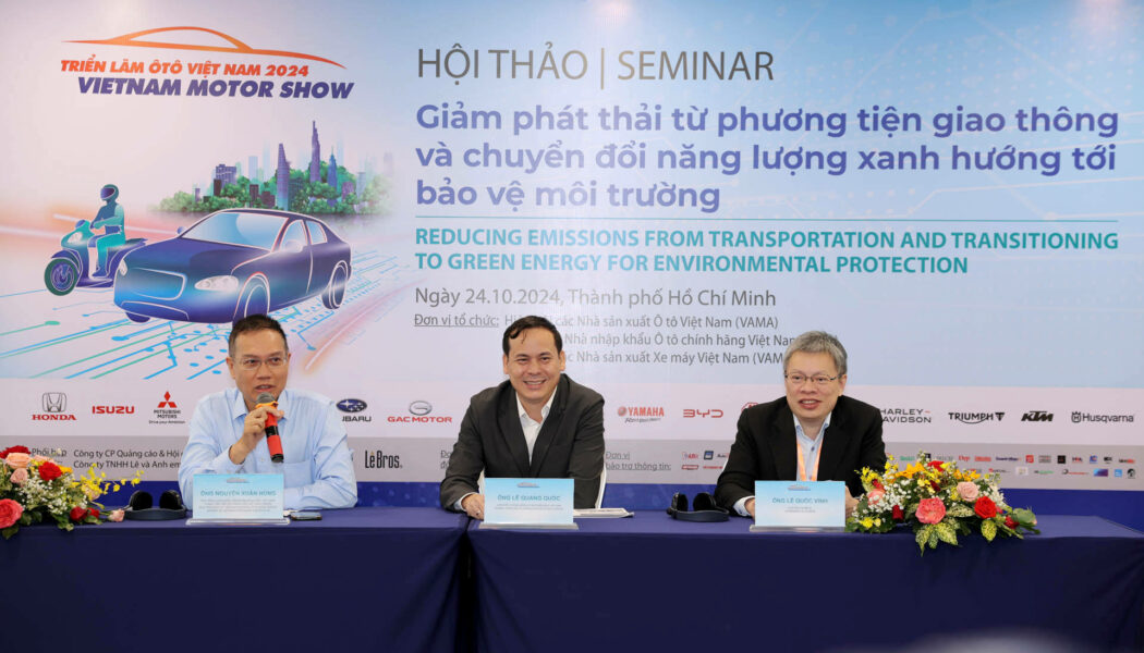 [VMS 2024] Hội thảo “Giảm phát thải từ phương tiện giao thông và chuyển đổi năng lượng xanh hướng tới bảo vệ môi trường”