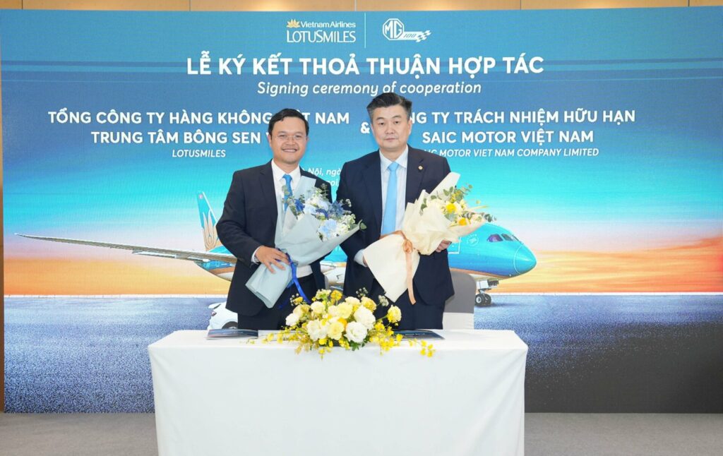 MG Việt Nam và Vietnam Airlines ký kết hợp tác – Nâng trải nghiệm khách hàng Bông Sen Vàng