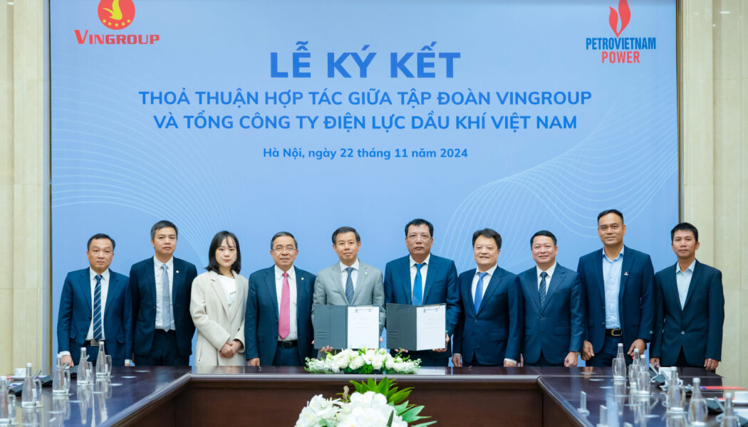 Tập đoàn Vingroup và Tổng Công ty Điện lực Dầu khí Việt Nam hợp tác phát triển hạ tầng năng lượng xanh